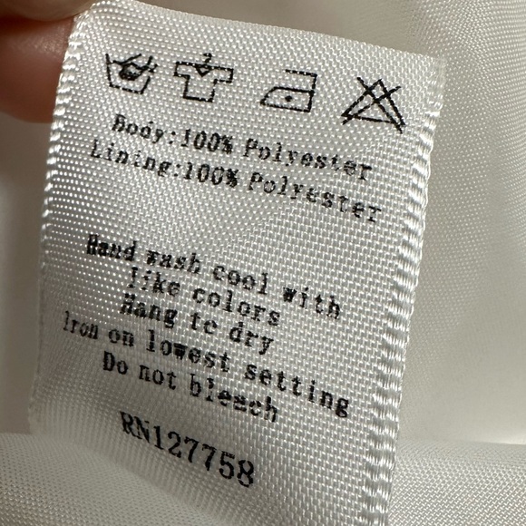 Mural Curve Open Front Shawl Collar Elegant Ivory Blazer - Picture 8 of 12